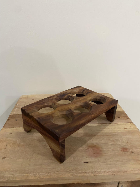 Wooden Egg Holder 6-Slot