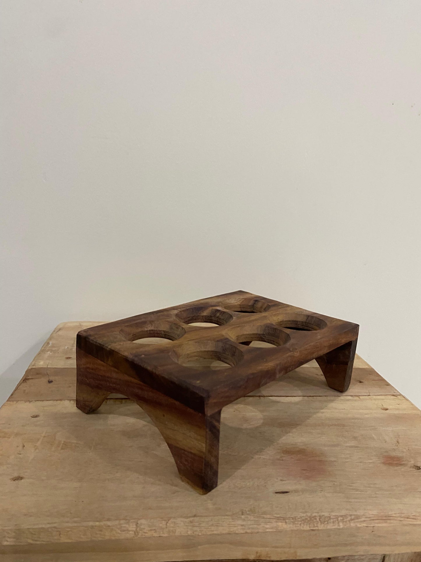 Wooden Egg Holder 6-Slot