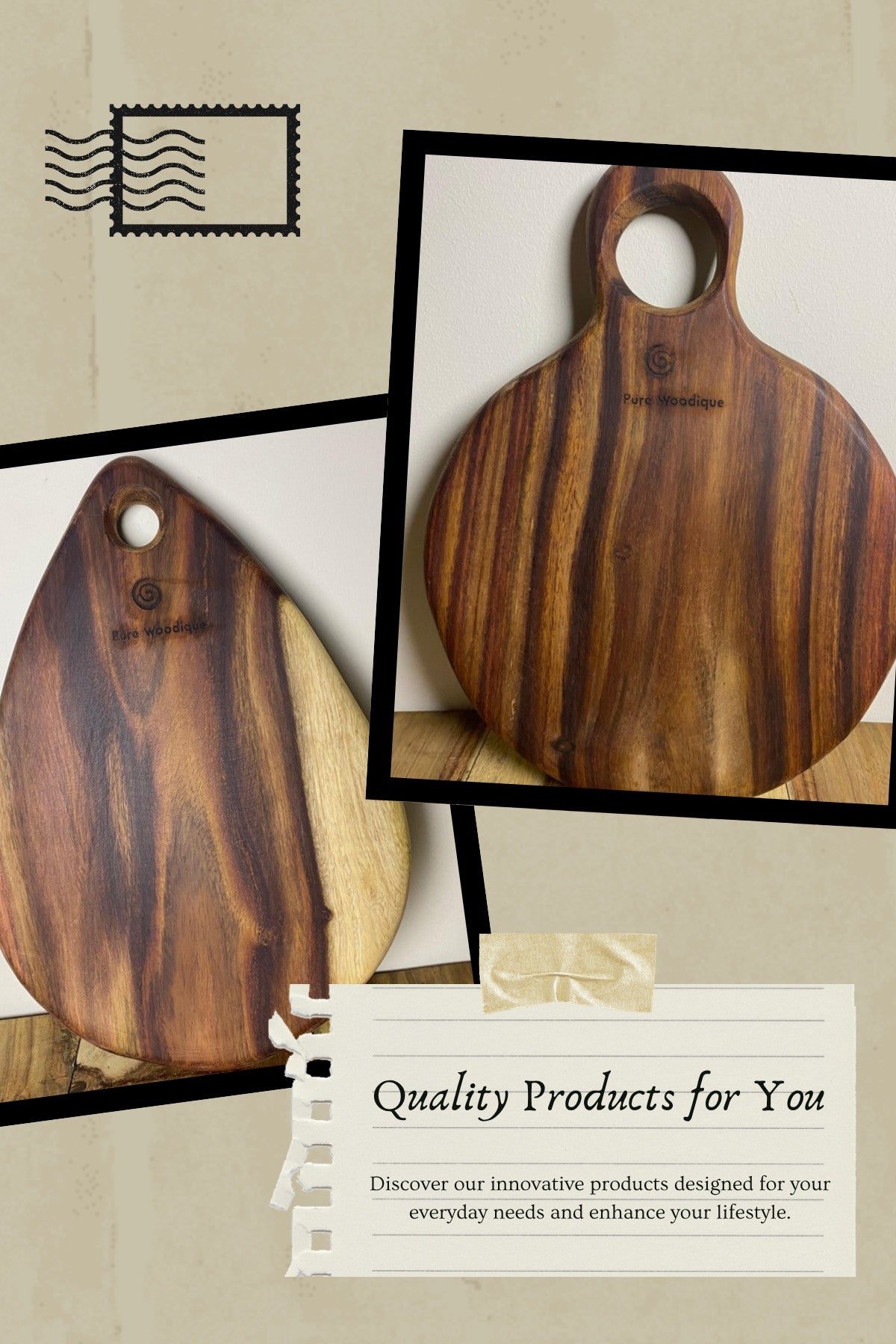 Cutting & Serving Boards collection — Pure Woodique