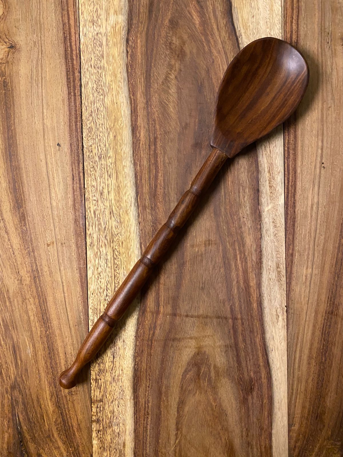 Handcrafted rosewood cooking utensils and spoons